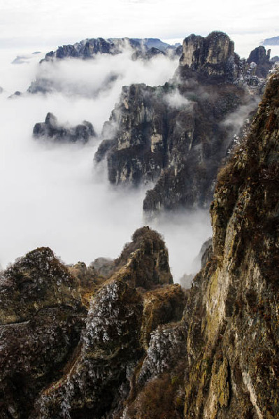 王莽岭具有八百里最著名的太行风景,南太行.