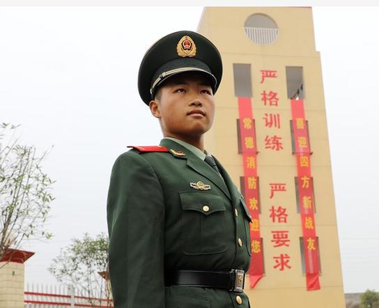 常德消防迎今年首批新兵 第一句话现最美表情